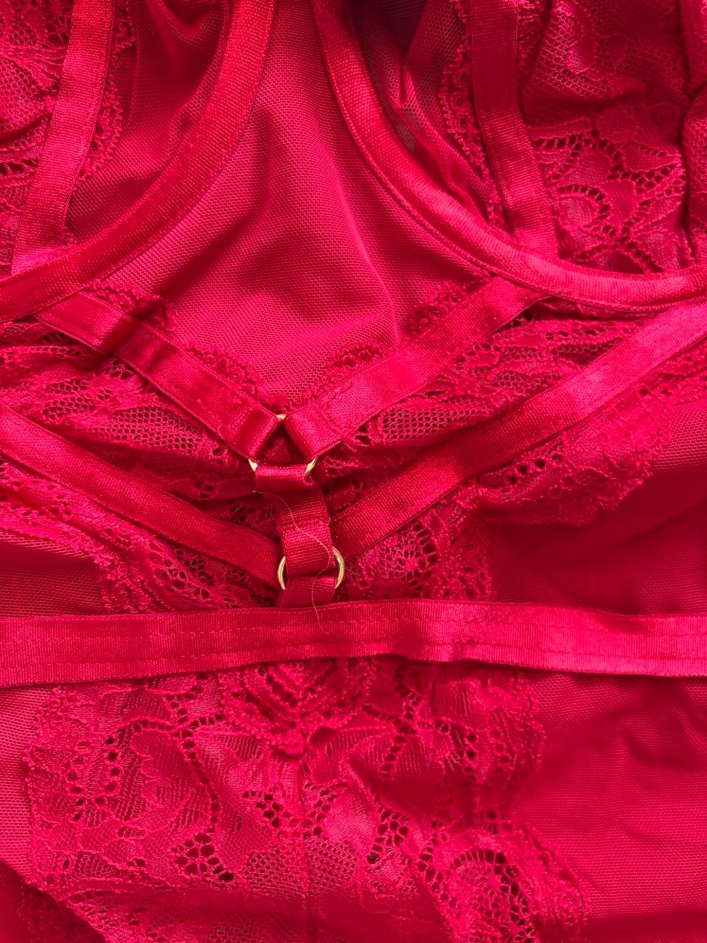 NWT- never worn, size 0- Torrid red lace corset (like a 12/14) - Picture 3 of 5